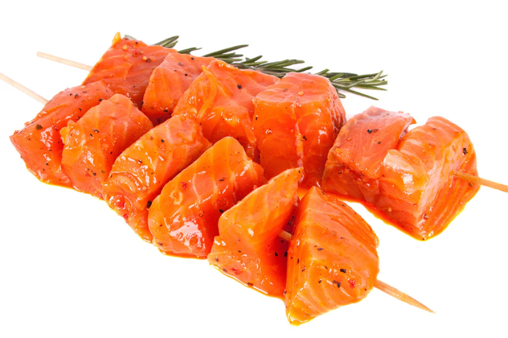 Logo du produit Brochette de saumon trois poivres